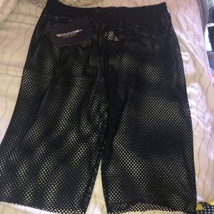 Pretty little thing fishnet shorts